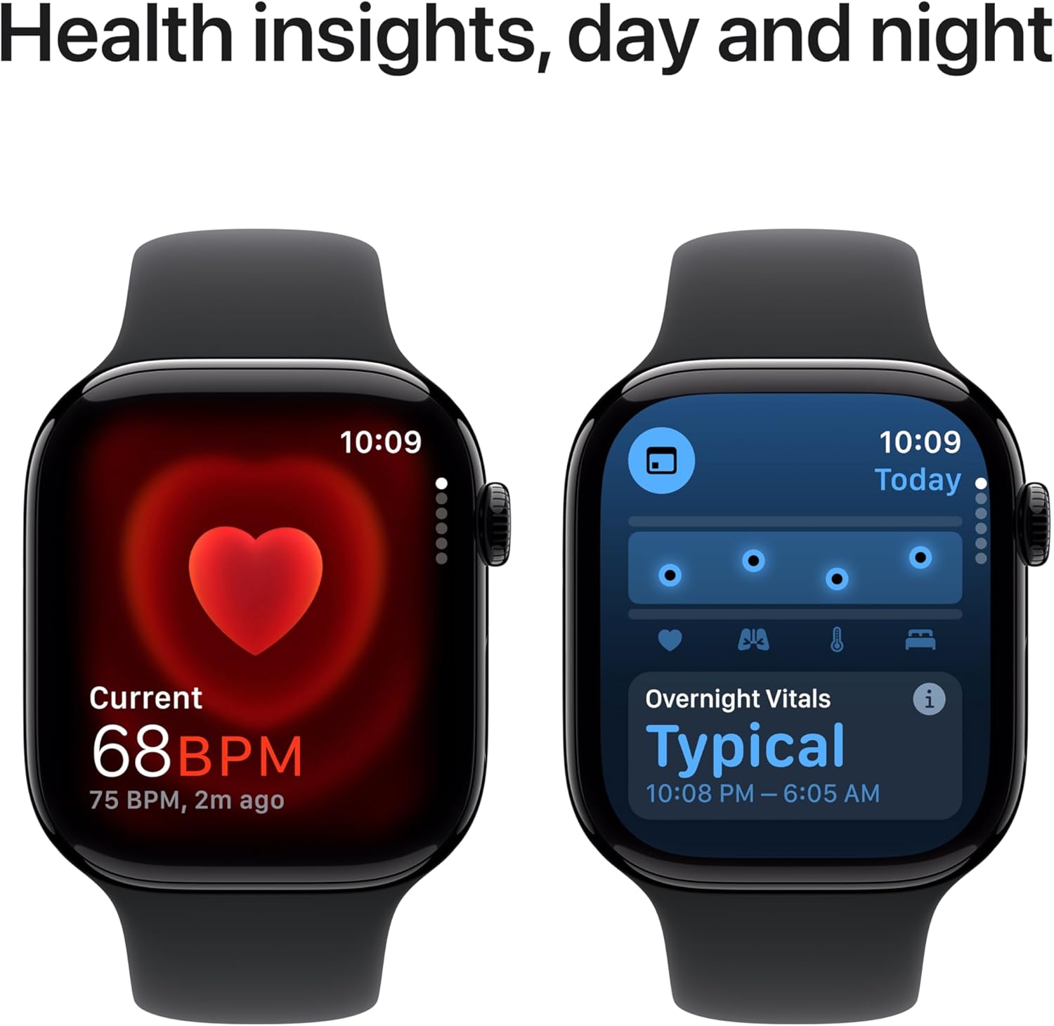 Apple Watch Series 10 Smartwatch with Jet Black Aluminium Case 