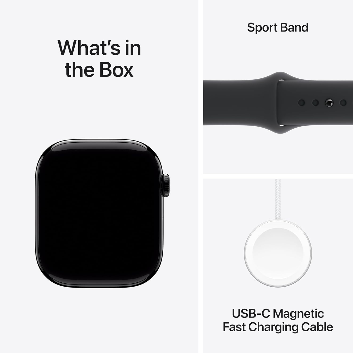 Apple Watch Series 10 Smartwatch with Jet Black Aluminium Case 