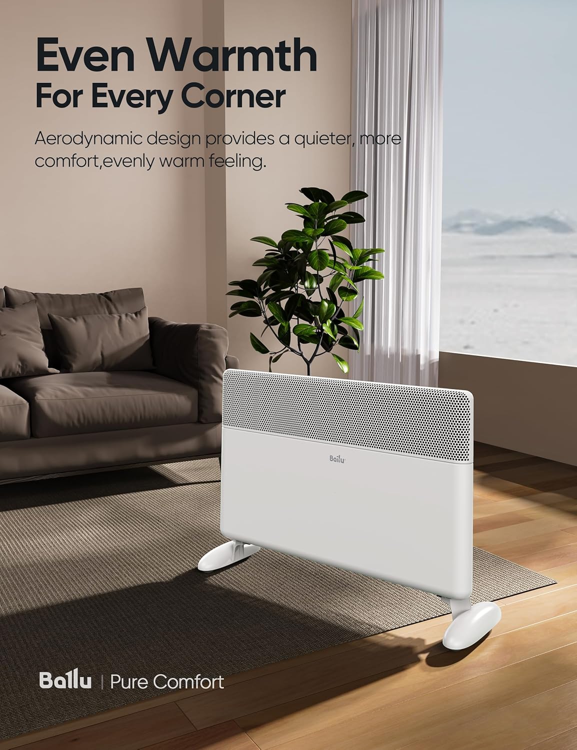 Ballu Convection Panel Space Heater