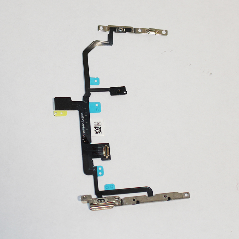 Power ON/OFF and Volume Button Flex Cable with Metal Plate for iPhone 8 Plus 5.5 inch