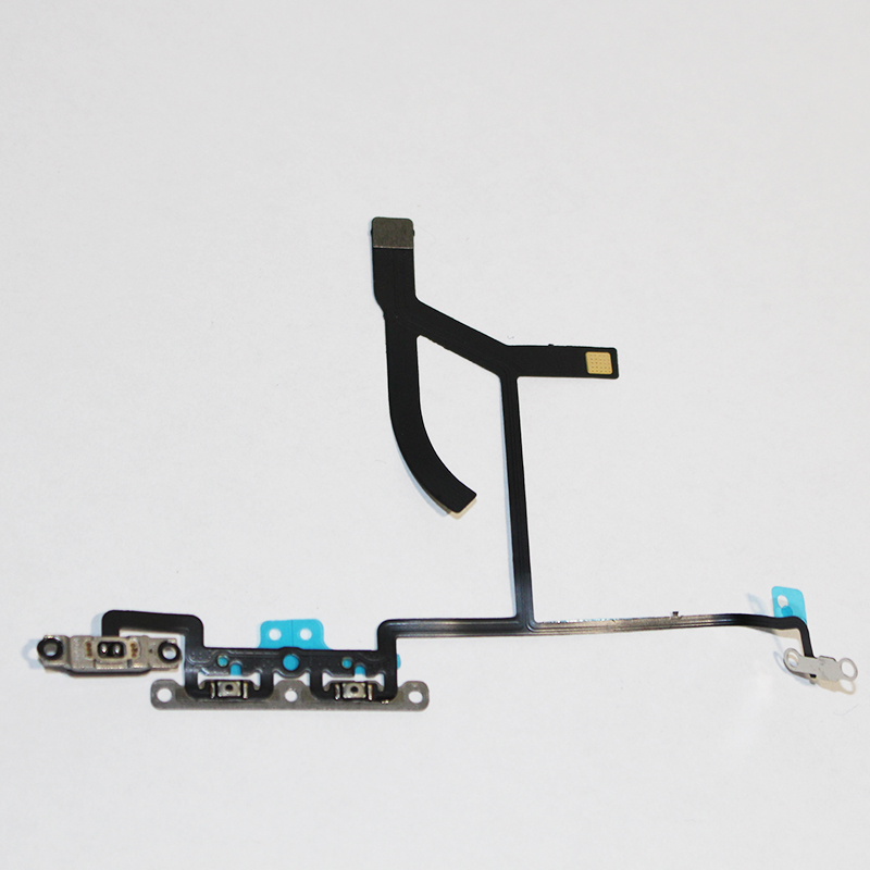 Volume Button Flex Cable Part with Metal Plate (without Logo) for iPhone XS Max 6.5 inch