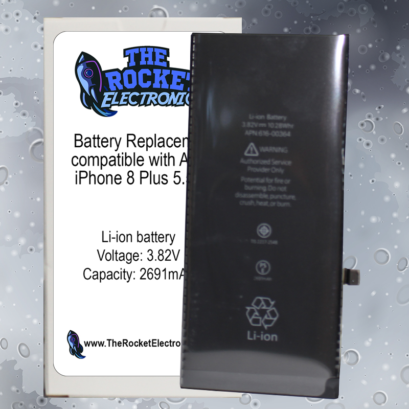 2691mAh 3.82V Li-ion Battery Replacement compatible with iPhone 8 Plus 5.5 inch